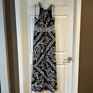 Black and White Maxi Dress